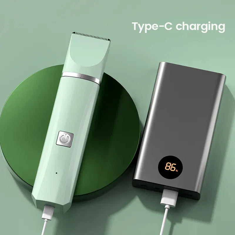Kit de Aseo Eléctrico 4 en 1 para Mascotas - Cortapelo, Cortapelos, Lima de Uñas para Gatos y Perros